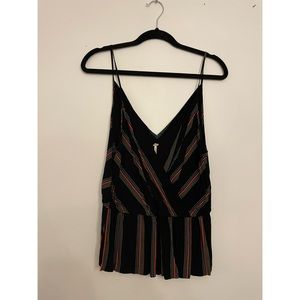 Free People peplum style tank top